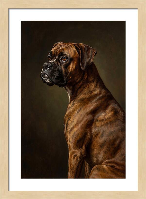 Majestic Boxer Canine Portrait