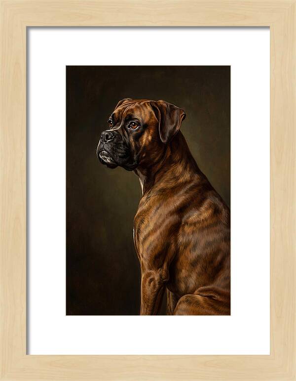Majestic Boxer Canine Portrait