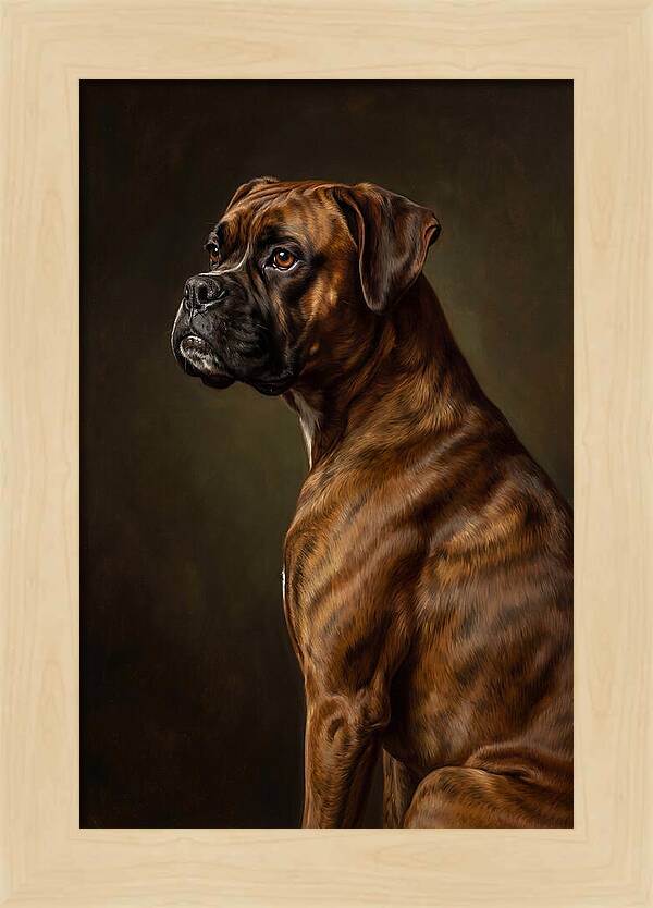 Majestic Boxer Canine Portrait