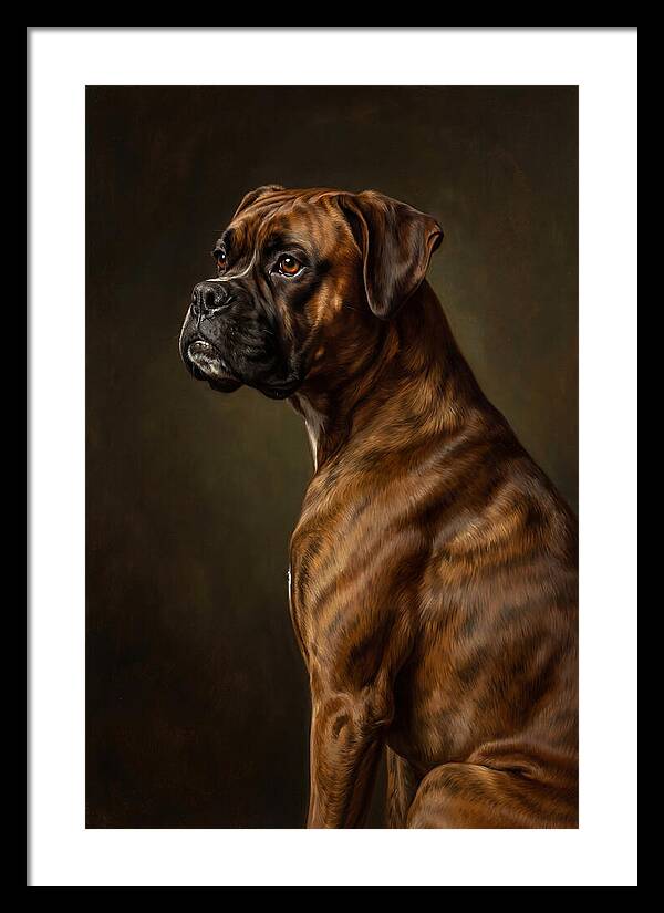 Majestic Boxer Canine Portrait