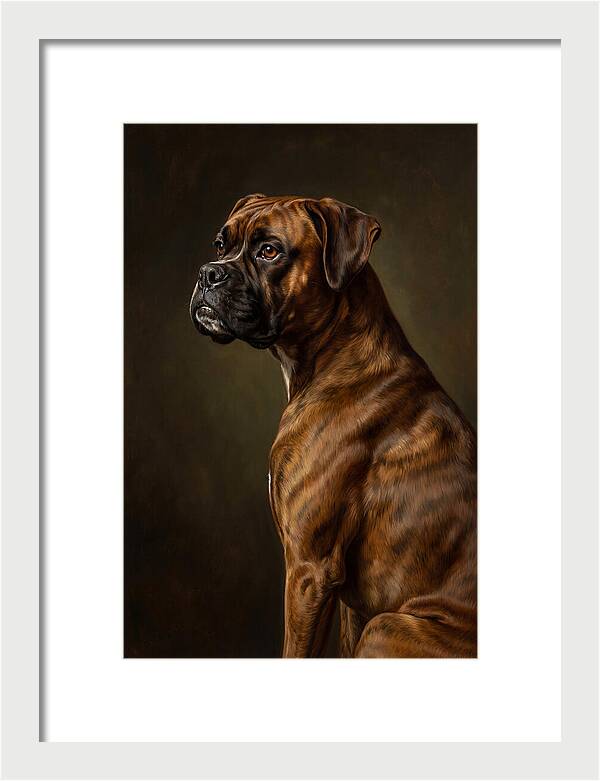 Majestic Boxer Canine Portrait