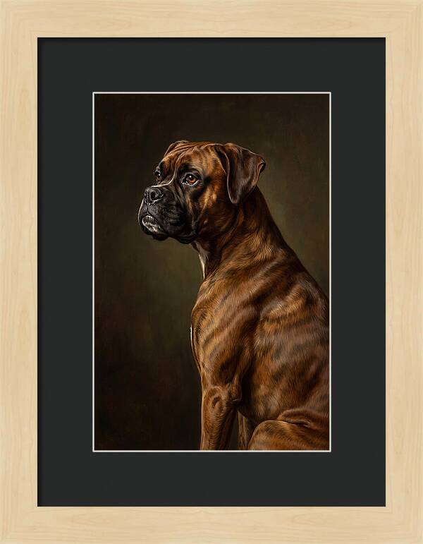 Majestic Boxer Canine Portrait