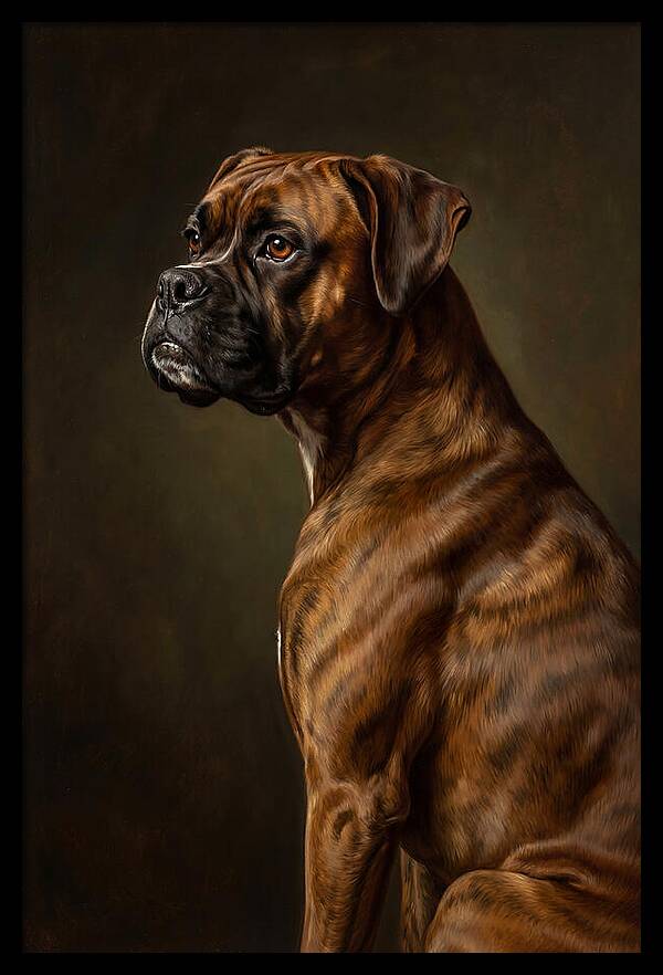 Majestic Boxer Canine Portrait