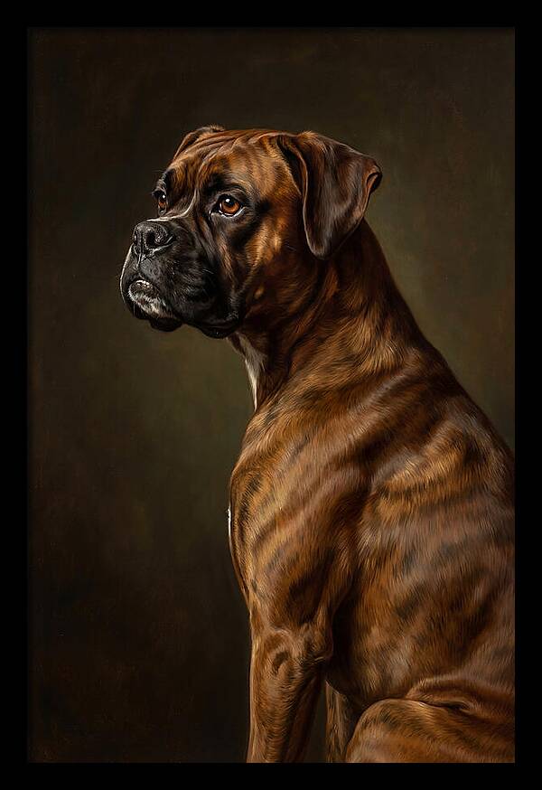 Majestic Boxer Canine Portrait