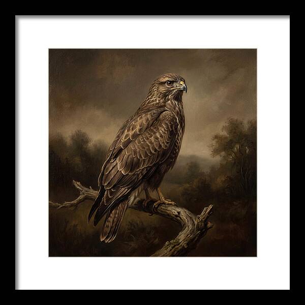 Majestic Buzzard Amongst Nature