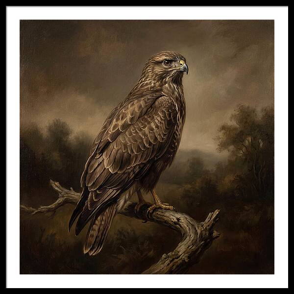 Majestic Buzzard Amongst Nature