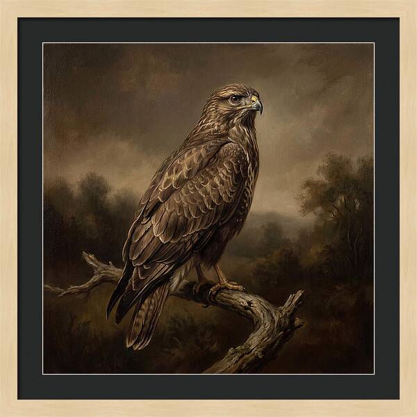 Majestic Buzzard Amongst Nature