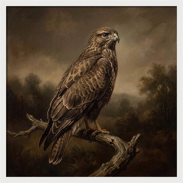 Majestic Buzzard Amongst Nature