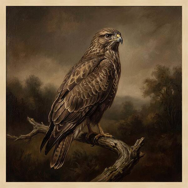 Majestic Buzzard Amongst Nature