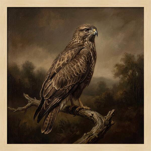 Majestic Buzzard Amongst Nature