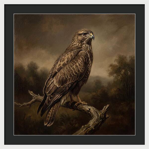 Majestic Buzzard Amongst Nature