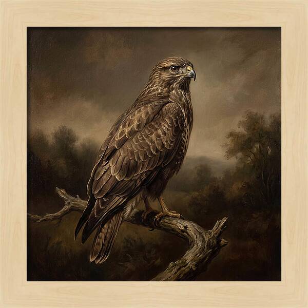 Majestic Buzzard Amongst Nature