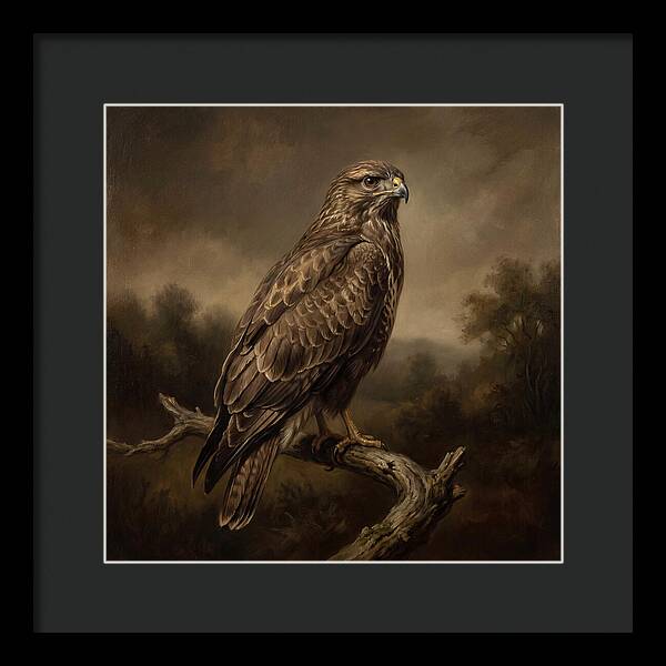 Majestic Buzzard Amongst Nature