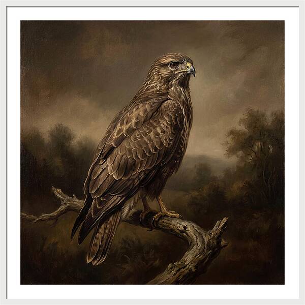 Majestic Buzzard Amongst Nature