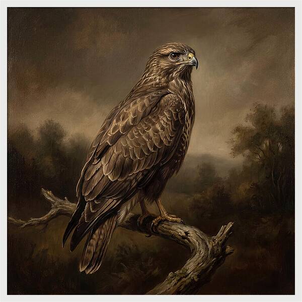 Majestic Buzzard Amongst Nature