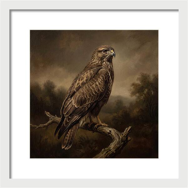Majestic Buzzard Amongst Nature
