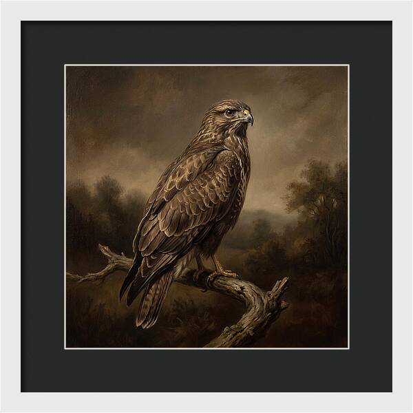 Majestic Buzzard Amongst Nature