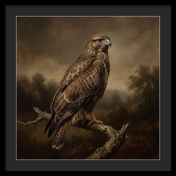 Majestic Buzzard Amongst Nature