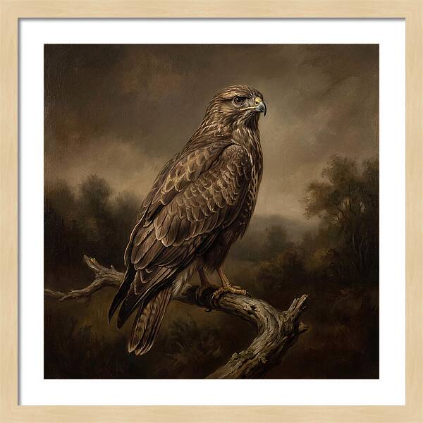 Majestic Buzzard Amongst Nature