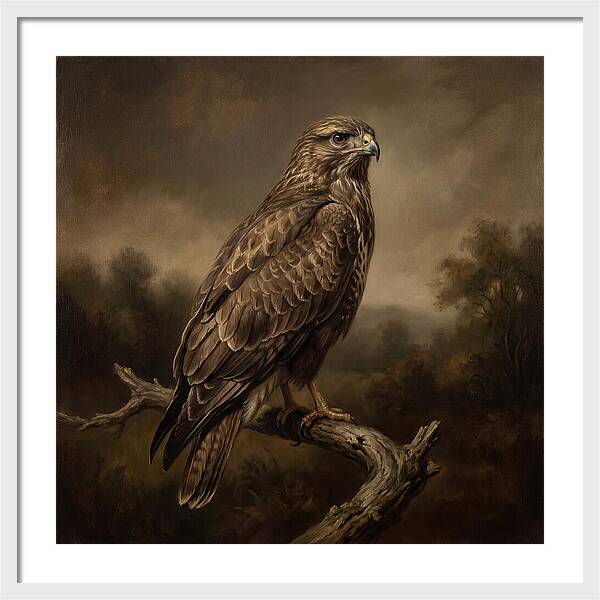 Majestic Buzzard Amongst Nature