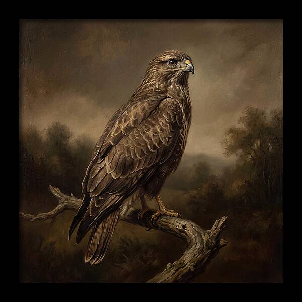 Majestic Buzzard Amongst Nature