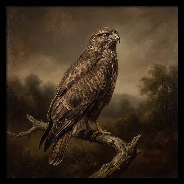 Majestic Buzzard Amongst Nature