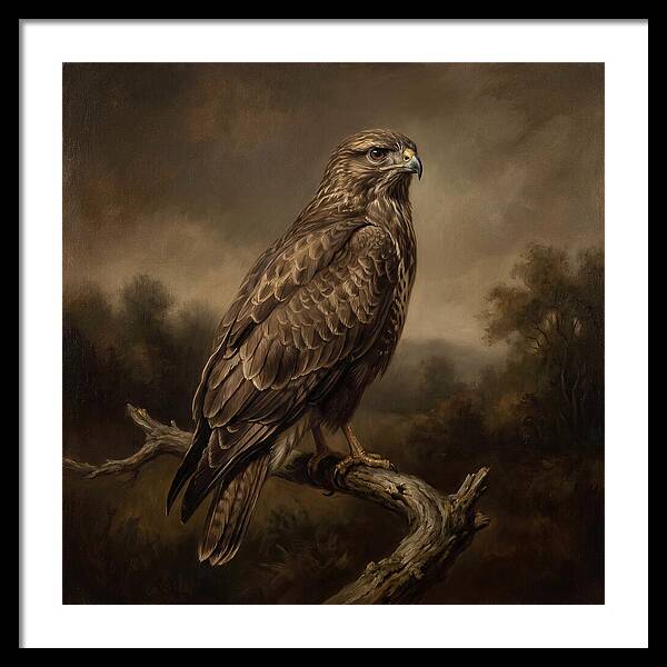 Majestic Buzzard Amongst Nature