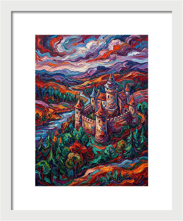 Majestic Castle Amidst Vibrant Landscape