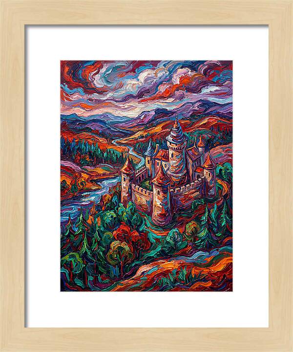 Majestic Castle Amidst Vibrant Landscape