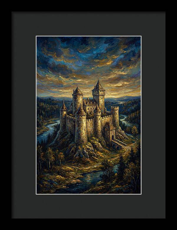 Majestic Castle Overlooking The Valley