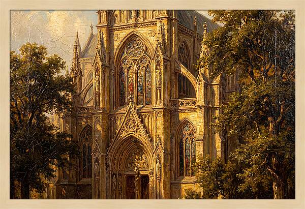 Majestic Cathedral Amidst Nature