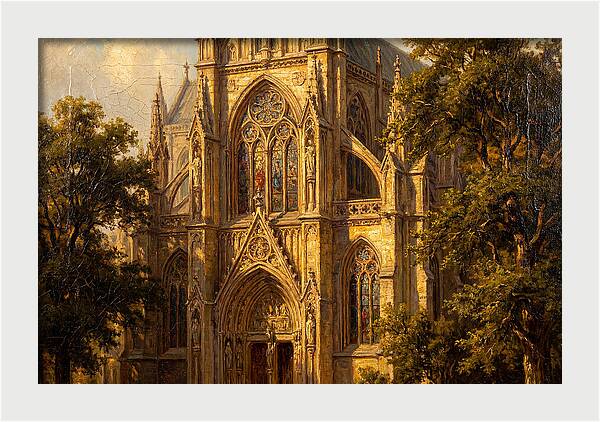 Majestic Cathedral Amidst Nature
