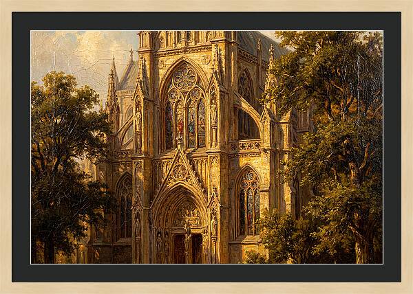 Majestic Cathedral Amidst Nature