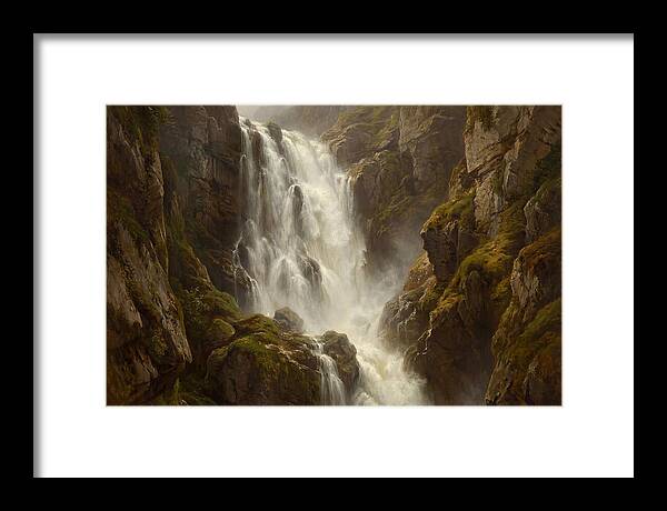 Majestic Cliff Waterfall