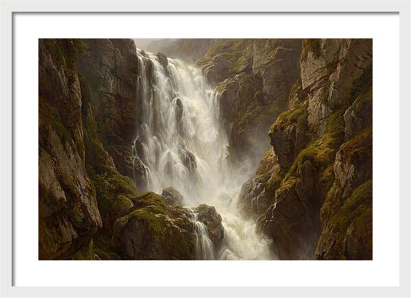 Majestic Cliff Waterfall