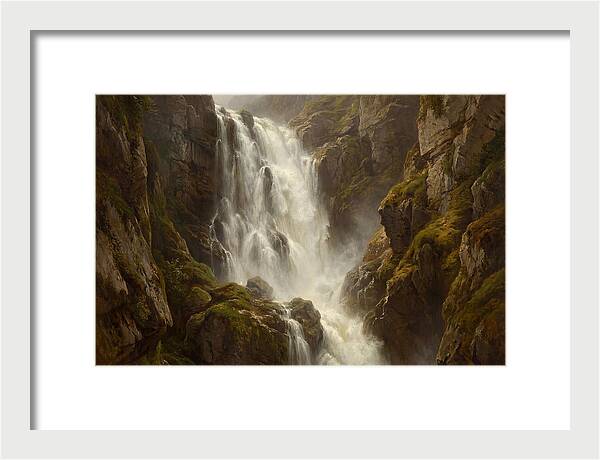 Majestic Cliff Waterfall