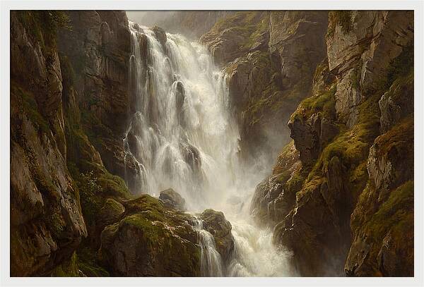 Majestic Cliff Waterfall