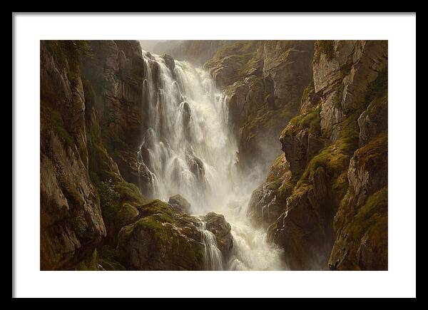 Majestic Cliff Waterfall