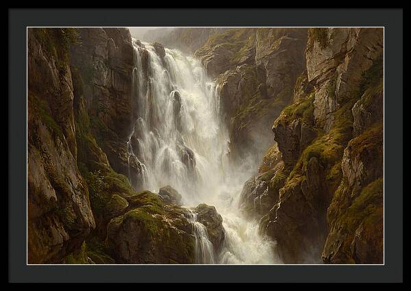 Majestic Cliff Waterfall