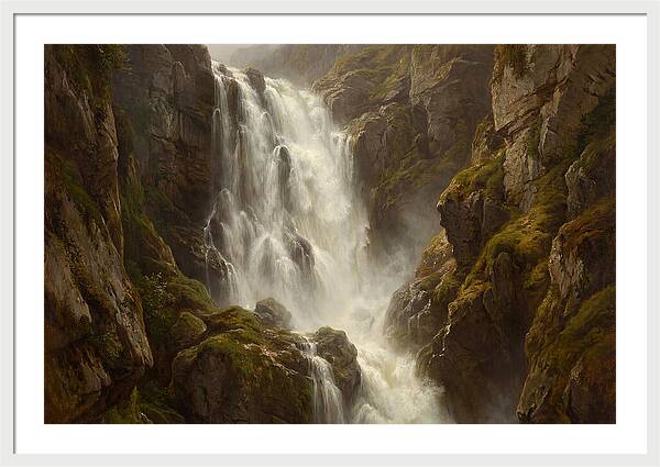 Majestic Cliff Waterfall