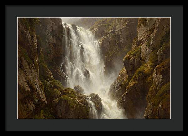 Majestic Cliff Waterfall