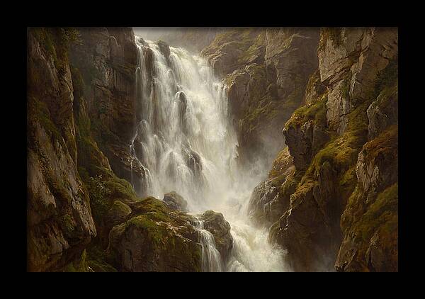 Majestic Cliff Waterfall