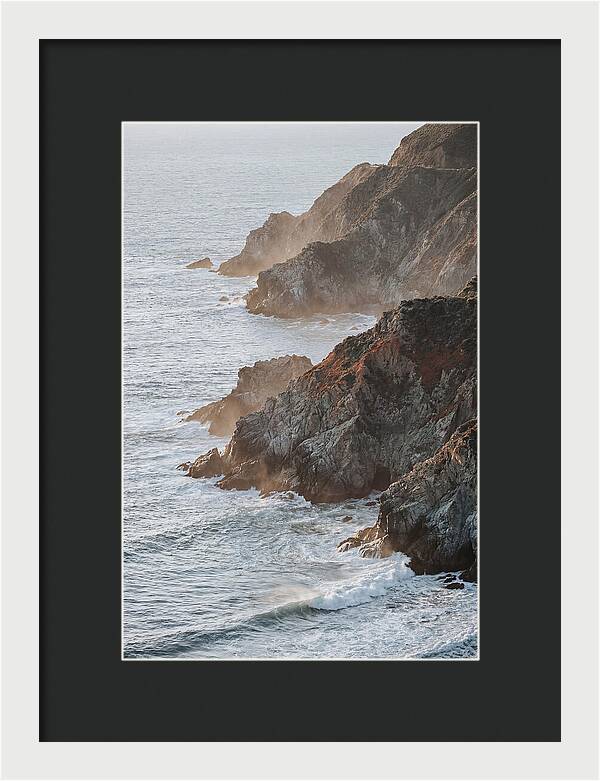 Majestic Cliffs Along Big Sur