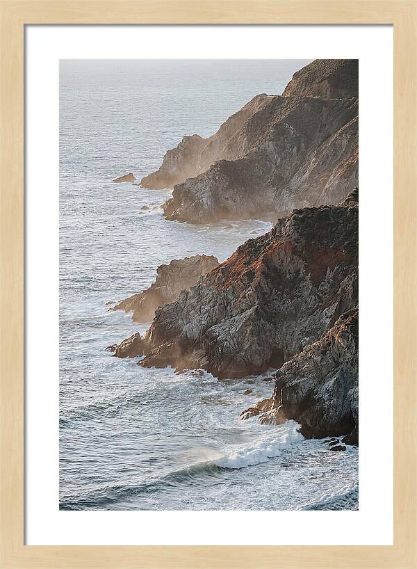 Majestic Cliffs Along Big Sur