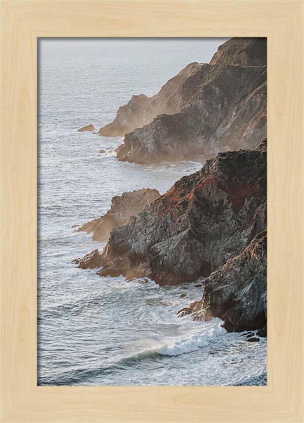Majestic Cliffs Along Big Sur