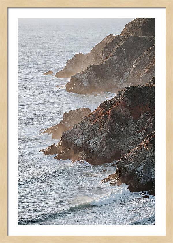 Majestic Cliffs Along Big Sur