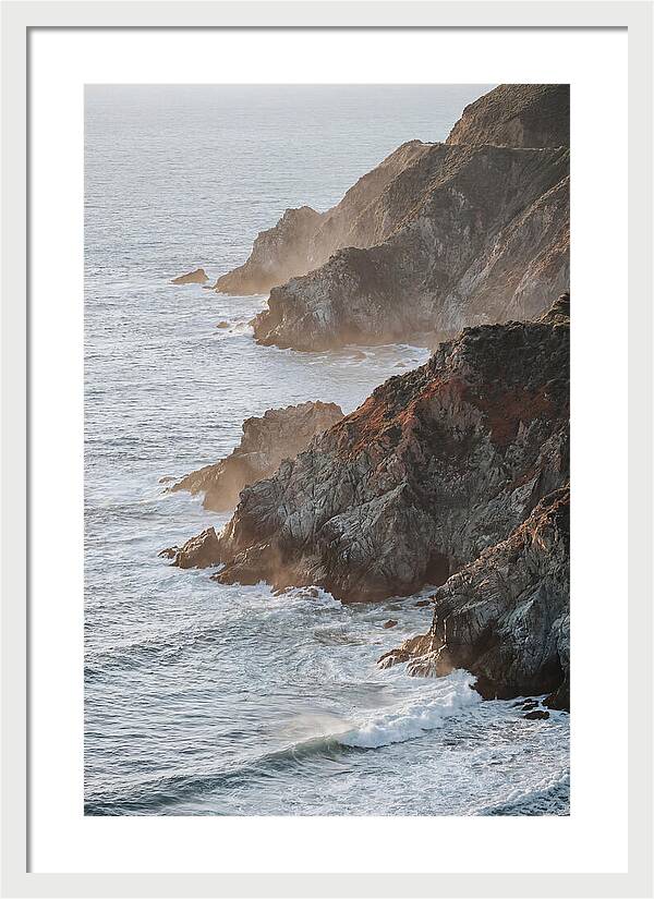 Majestic Cliffs Along Big Sur