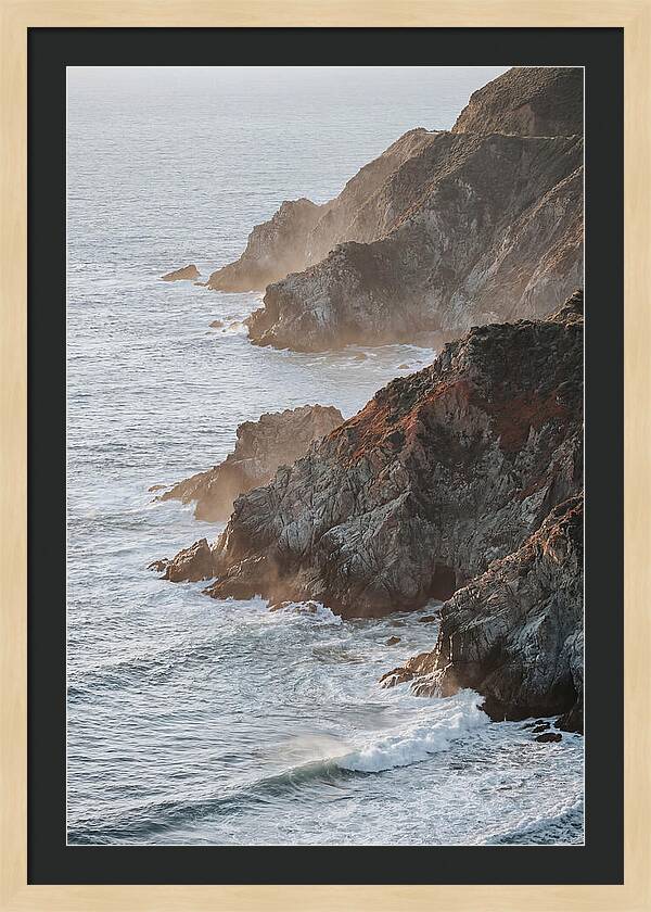 Majestic Cliffs Along Big Sur