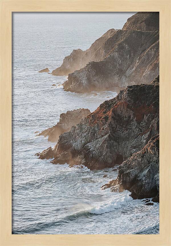 Majestic Cliffs Along Big Sur