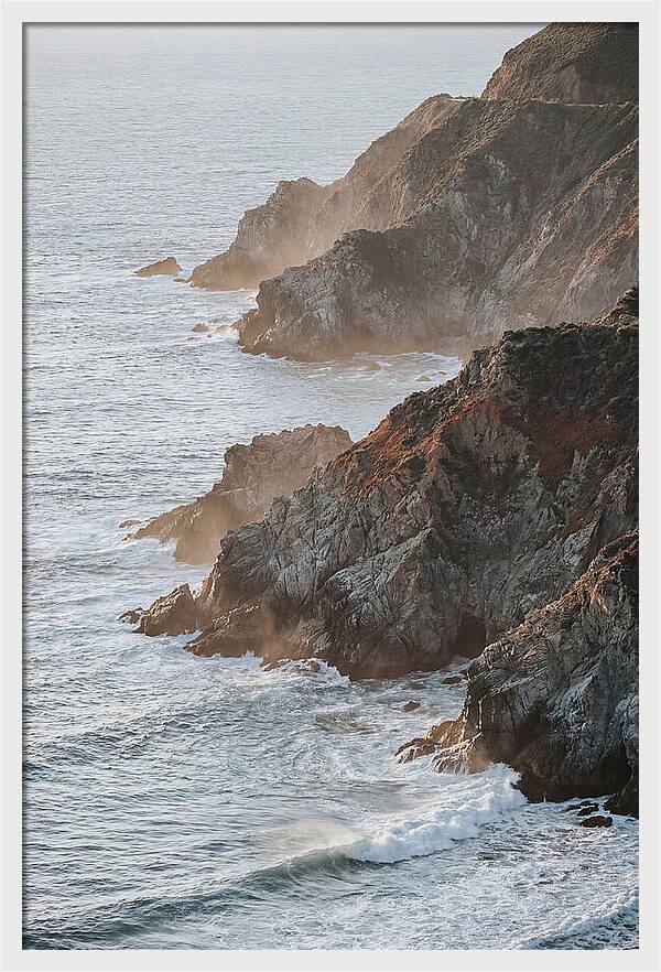 Majestic Cliffs Along Big Sur